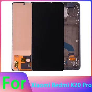 TFT LCD дисплей за Xiaomi Redmi K20 Pro LCD сензорен екран с цифров преобразувател в събирането на Смяна на LCD дисплей, с рамка