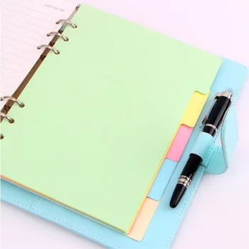 Модерен цветен бележник формат А5, скоросшиватель, замяна на хартия с 6 дупки