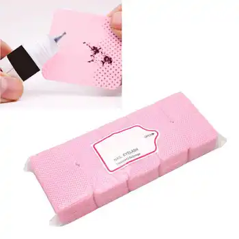 1000шт Халища Кърпички за нокти Мека Възглавница лакочистител за удължаване на мигли, Лепило За почистване на Розово Инструмент за нокти-арт