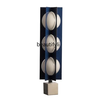 Пост-модерен минималистичен настолна лампа, дизайн на чувство за хола Разтегателен ръба на кабинет и спалня нощни лампиона